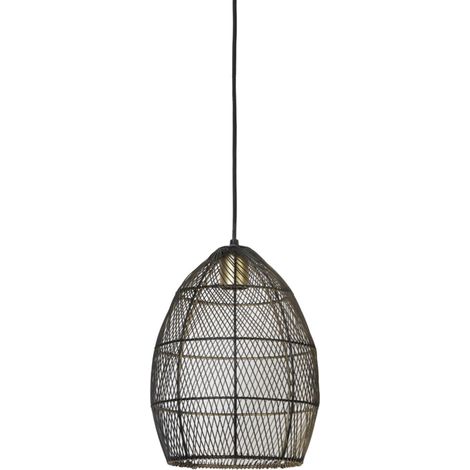 Light & Living - hängeleuchte - Meya - schwarz - metall - E27 -