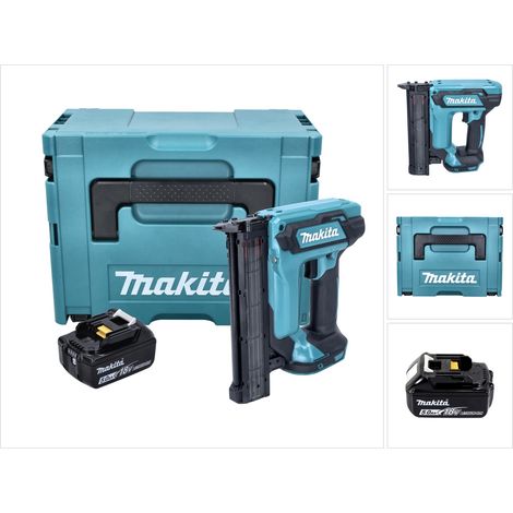 Makita DFN 350 T1J Akku Stauchkopfnagler 18 V 15 - 35 mm + 1x Akku 5,0 Ah + Makpac - ohne Ladegerät (1/5)