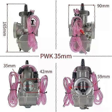 Carburateur de course pour moto Keihin PWK 33 34 35 36 38 40 42 mm, compatible avec KTM 380 EXC 12 LT USA 1998 (quad, enduro, moto tout-terrain). (1/5)