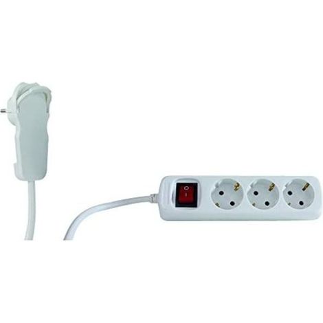 REV 0012326114 base múltiple 2 m 3 salidas AC Interior Blanco