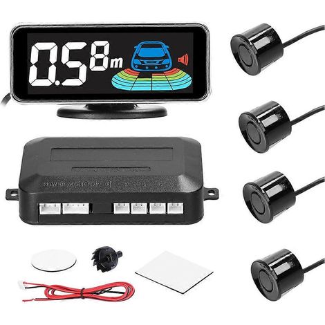 Sistema de radares de reconocimiento con 4 captadores, detección de distancia y pantalla LCD. (1/5)