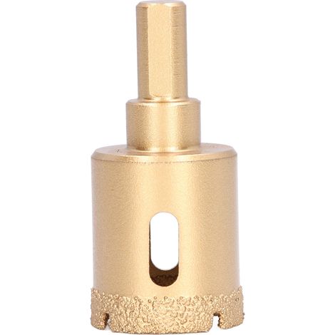 Mèche diamant trépan à couronne brasée 30mm pour carrelage, verre, granit, marbre, porcelaine (1/5)