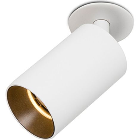 AMXCNOY Lampe encastrable au plafond LED blanche Faro Barcelona – GU10 8 W – aluminium et ABS – IP20 – référence 43752 (1/5)