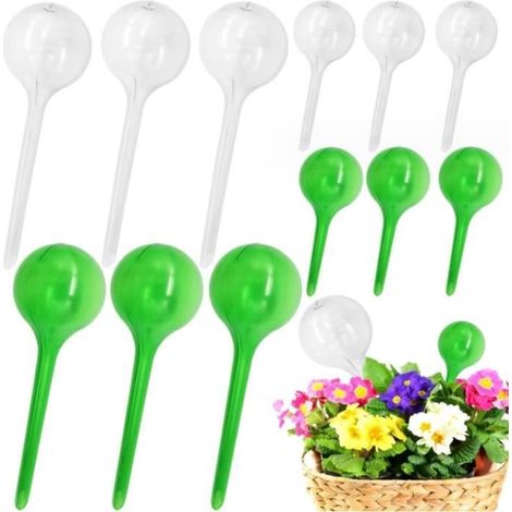 12Pcs Globe d'arrosage,Boules d'Irrigation Bulbes d'Arrosage Goutte Kits Dispositif d'Arrosage Automatique pour Plantes (1/4)