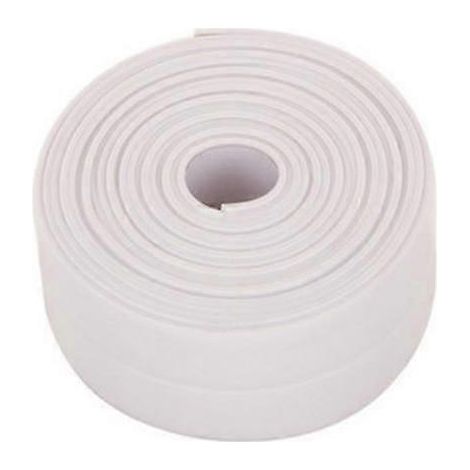 Joint d'étanchéité pour douche, lavabo, baignoire, autocollant mural imperméable en PVC blanc pour salle de bain et cuisine