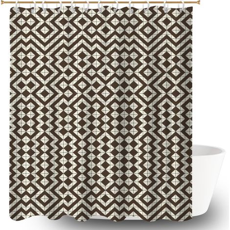 Rideau de bain en polyester 180x180 moderne voile de douche pour se sentir en vacances chez soi (1/5)