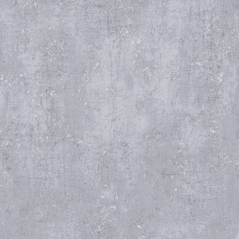 Empapelado aspecto piedra azulejos Profhome 378402 papel pintado no tejido ligeramente texturado de aspecto piedra mate gris 5,33 m2