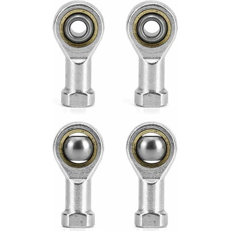 Tigrezy 4 Stück 6-mm-Endgelenklager M6 x 1,0, Innengewinde, selbstschmierend