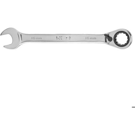 Llave de carraca neo 09-328 72 dientes acero cromo-vanadio