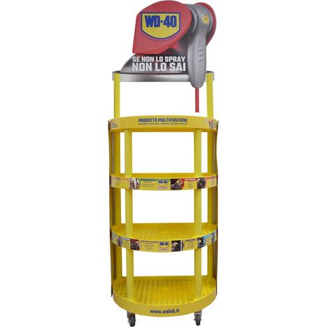 ESPOSITORE IN PLASTICA 'WD40' cm 64 x 42 x h 191