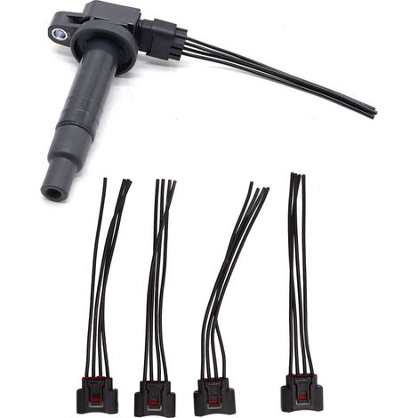 Reparatursatz inklusive 4-teiliger Zündspule, Stecker und Kabelbaum für Toyota Lexus (1/5)