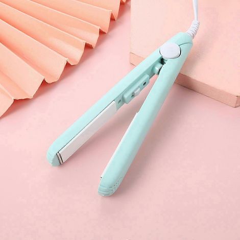 Mini fer à friser, mini fer à friser pour cheveux courts, mini fer à friser et lisseur 2 en 1 BU (1/2)