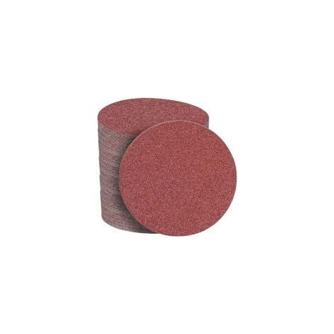 Discos abrasivos de 150 mm, grano 80, papel de lija, 50 piezas, sin agujeros, discos de lijado para lijadoras orbitales aleatorias - Crezuo
