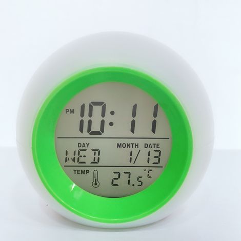 Digitaler Wecker für Kinder, LED mit Wecklicht und Schlummerfunktion (1/4)