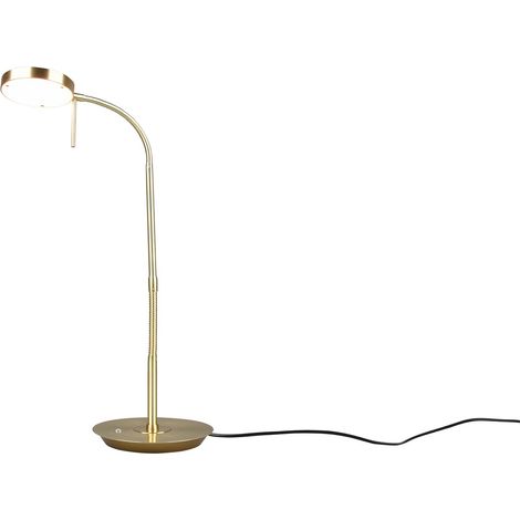 Lampe de bureau LED dimmable en laiton mat 12W 1400 lm NEMIO (1/5)