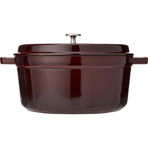 STAUB Casseruola/Cocotte in ghisa, Tonda 26 cm, 5 litri, Granata (1/5)