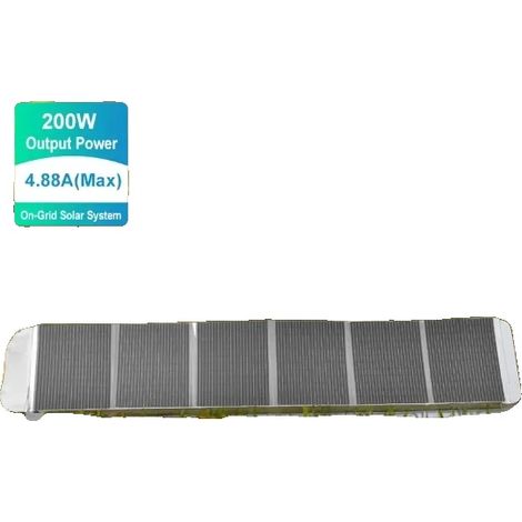 Pannello solare, potenza 200W, design pieghevole, montaggio regolabile, certificazione CE, utilizzo versatile. (1/5)