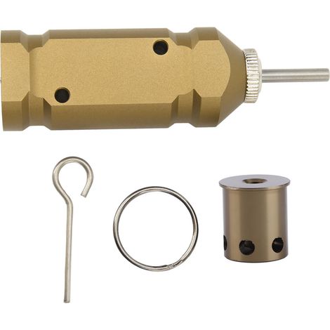 Périmètre d'alarme en alliage d'aluminium, système de sécurité d'alerte précoce avec fil de déclenchement pour camping et propriété, couleur vert olive. (1/5)