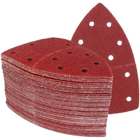 25 Stück │ 11 Löcher │ 105 x 152 mm │ Körnung 60 │ für Mehrfachschleifer │ Schleifblätter │ Schleifpapier (1/4)