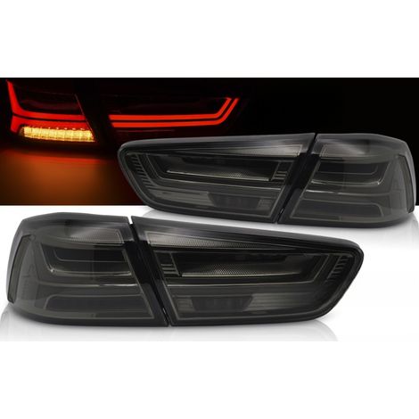 Paire de feux arriere Mitsubishi Lancer 8 08-16 FULL LED DYN Fume (1/5)