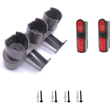 Wandhalterung mit 2 Adaptern für Dyson V7 / V8 / V10 Staubsauger