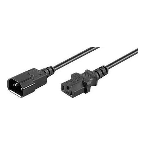 Cable de alimentacion CPU C13 - C14 5 M Negro (1/3)