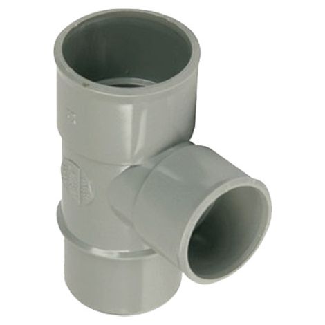 Codo PVC Wavin 3026008 ángulo 87°30 material PVC