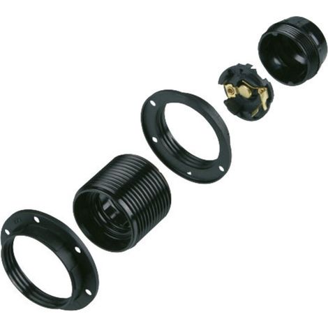 REV Lampenfassung Isolierstoff schwarz E27 max.60W (1/2)