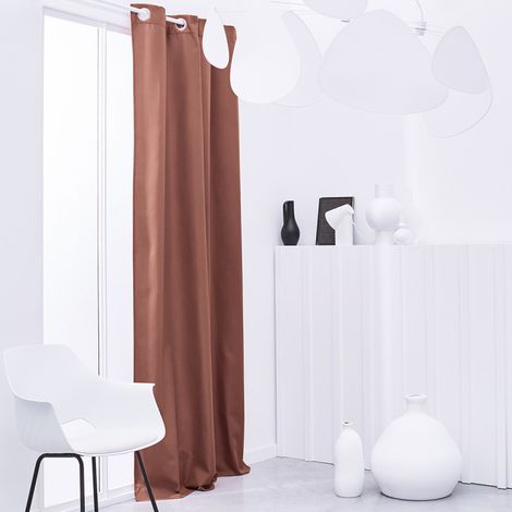 TODAY Rideau Isolant Thermique Essential Uni - 140 x 240 cm - Terracotta (1/3)