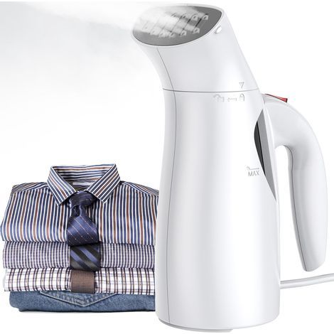 Steamer Défroisseur à vapeur 700 W, 170 ml, mini fer à repasser portable de voyage, défroisseur à vapeur de voyage, réchauffement 50 secondes, pour la maison, le bureau, les voyages (1/5)