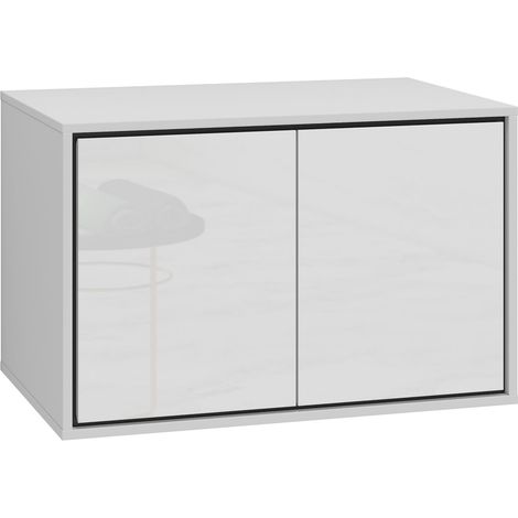 Badplaats Waschbeckenunterschrank Capri 78 x 48 x 51 cm – Weiß H