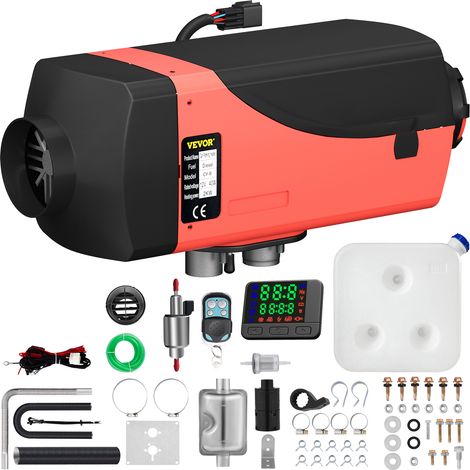 VEVOR Standheizung Diesel 2KW, 12V Diesel Lufterhitzer, 10 L Diesel Luftheizung, -40 ℃ - + 20 ℃ Luft Diesel Heizung mit LCD Bildschirm LCD Schalter Schalldämpfer, Air Heater Heizung Aluminium Heizung (1/5)