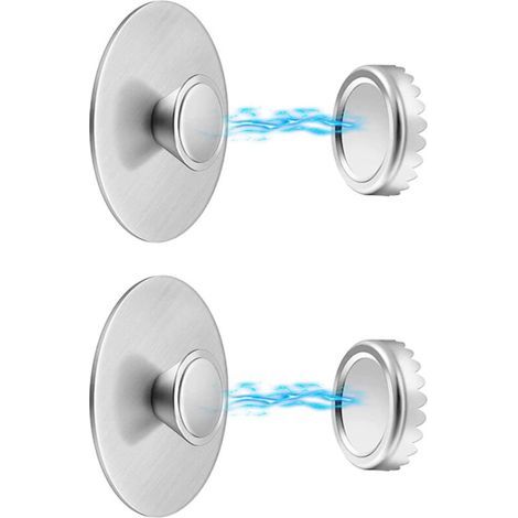 Porte-savon magnétique mural en acier inoxydable – Économise de l'espace – Dimensions compactes – Pour cuisine et salle de bain (1/5)
