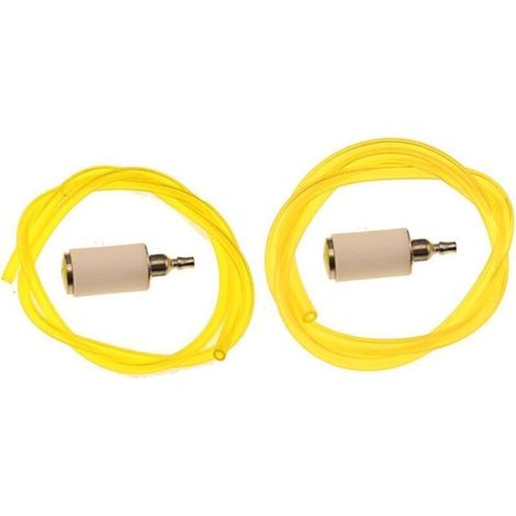 Tuyau de carburant + filtre à carburant pour tronçonneuse Poulan Craftman 530069216 530069247 0,08" x 0,14" 3/32" x 3/16" (1/4)
