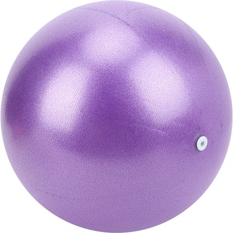 Ballon de yoga ultra-résistant de 25 cm, anti-explosion, pour Pilates et fitness pendant la grossesse (violet) (1/5)
