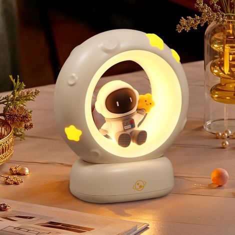 Veilleuse enfant rechargeable,Veilleuse tactile,avec Fonction de Gradation Tactile,lumières pour chambre à coucher,salon(Astronaute)