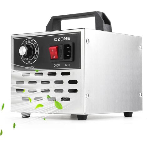 Ozone generator air purifier,  32000mg/H ozone generator for cars,  negative ion ozone generator with timer switch for a 300m² room (1/5)