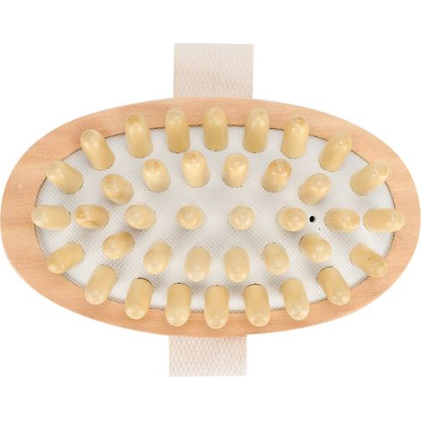 Brosse de massage en bois naturel pour le corps, exfoliant pour les cheveux et le cuir chevelu, massage spa et bain