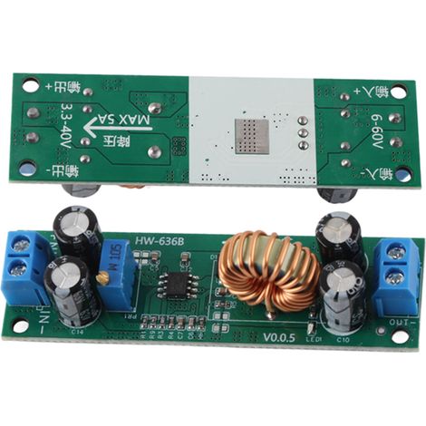 Abwärtswandler mit einstellbarem Spannungsregler (DC 60V/48V/36V/24V auf 19V/12V/9V/5V/3V) (1/5)