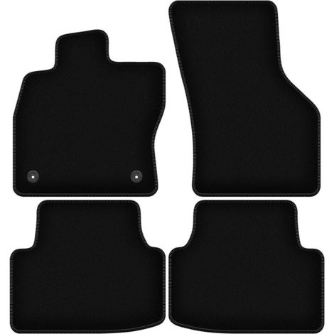 Tappetini base in velluto nero per: Cupra Leon KL 5D, Sportstourer (35 cm) (2020-2024) (1/5)