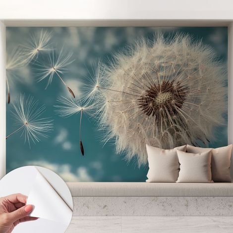 Carta da parati autoadesiva - fotomurale - decorazione parete - stile elegante - decorazione casa - Leggera etereità 208x146 cm (1/5)