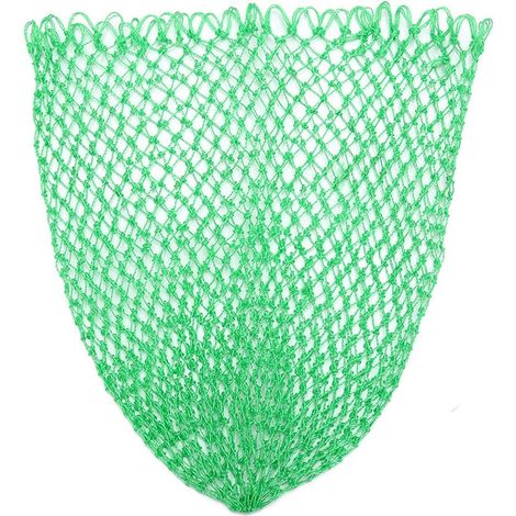 Filet de rechange pour épuisette de pêche en eau douce et en eau salée, vert, 6 tailles (1/5)