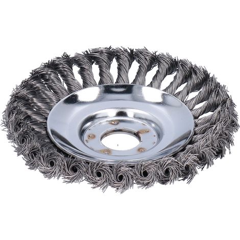 Lame de débroussailleuse 6 pouces, tête de coupe en fil d'acier torsadé pour tondeuse, kit de 3 pièces avec protège-lame de sécurité (1/5)