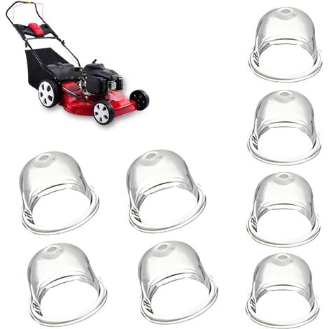 8 Pièces Poire Pompe, 19 mm et 22 mm, Silicone Transparent, Carburateur, Débroussailleuse, Tondeuse (1/5)