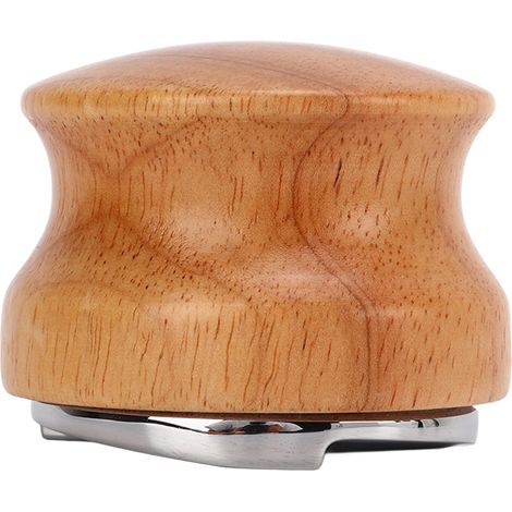 Kaffeepresse mit Verteiler, Holzgriff, leicht, einfache Bedienung, robuster Kaffeeabstreifer (58 mm/2,3 Zoll) (1/5)