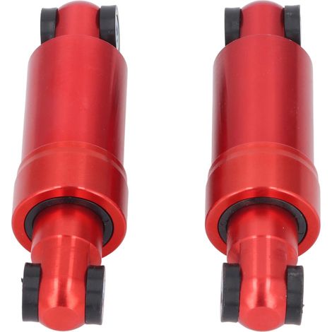 paire d'amortisseurs arrière pour trottinette électrique, système de suspension pliable en alliage d'aluminium, rouge (1/5)