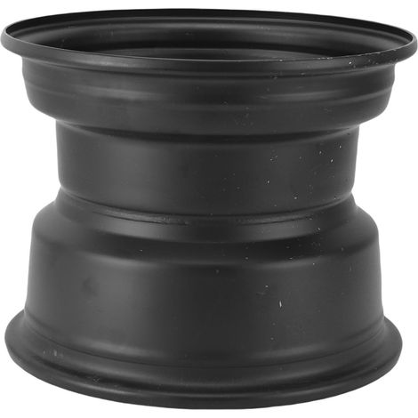 Jante de roue arrière de 10 pouces, trou de 90mm, 4 trous de goujons, acier de haute dureté pour Quad Dirt Bike ATV Go Kart noir (1/5)