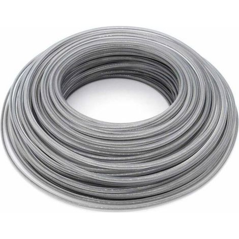 1 Bobine fil débroussailleuse, 3 mm, Nylon noyau acier, Haute visibilité, 45 m, Jardinage agriculture (1/5)