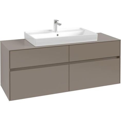 VB WTUS Collaro C08800 1400x548x500mm 4 présentoirs WT avec tig Gris Truffe