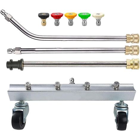 Adaptateur Lance de Nettoyeur Haute Préssion avec Raccord Femelle Rapide 1/4'' Compatible avec les Nettoyeurs Haute Préssion Karcher/Kärcher Série K2, K3, K4, K5, K6, K7